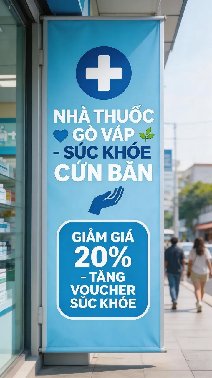 Băng rôn nhà thuốc