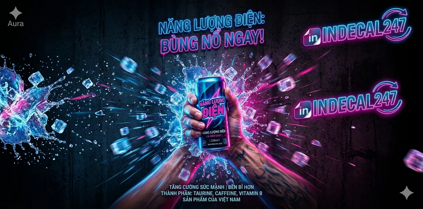 Ứng dụng in PP trong quảng cáo: poster, standee, banner, trang trí cửa hàng