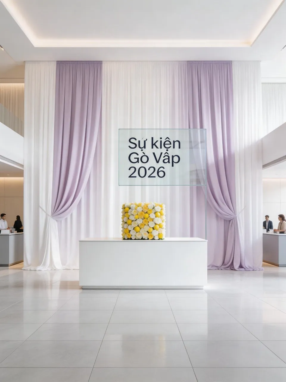 Backdrop sự kiện in HIFLEX tại Gò Vấp