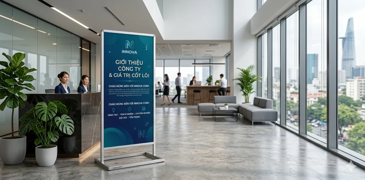 Ứng dụng standee trong cửa hàng, sự kiện, nhà hàng